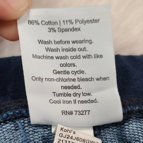 Jumping Beans Girls Blue Jean Pull On Stretch Shorts Size 6 (NWT) - Picture 5 of 6